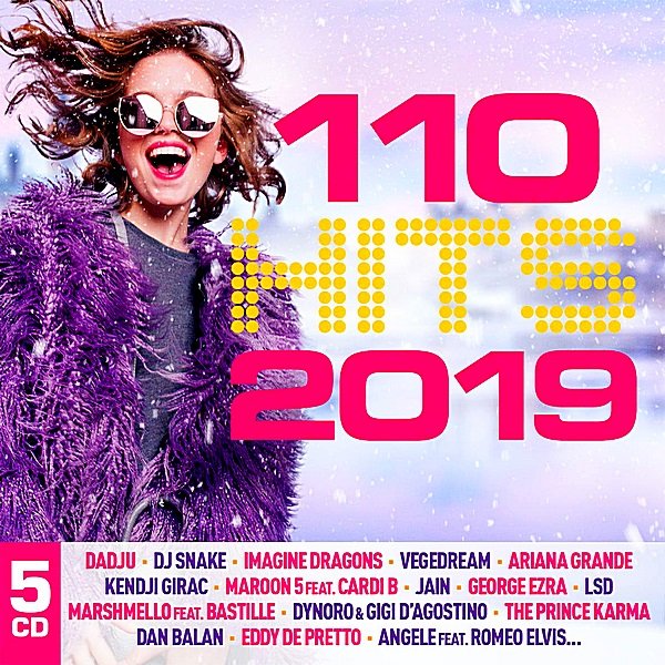 110 Hits 2019 (2018) Постер к 110 Hits 2019 (2018)