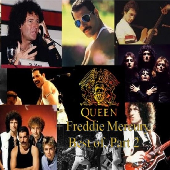 Queen + Freddie Mercury - Best of Vol-2 (2021) Постер к Queen + Freddie Mercury - Best of Vol-2 (2021)