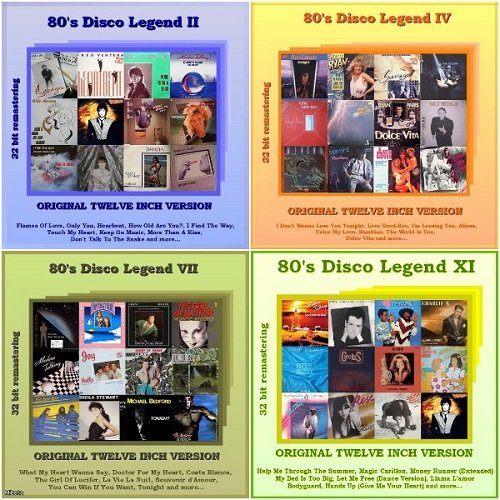 80's Disco Legend. Vol 01-11 (2008-2009) Постер к 80's Disco Legend. Vol 01-11 (2008-2009)