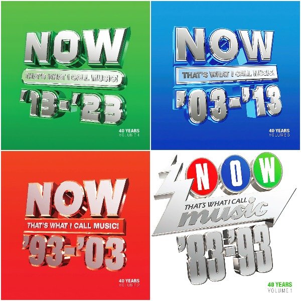 NOW Thats What I Call 40 Years Vol.1-4 (12CD) (2023) Постер к NOW Thats What I Call 40 Years Vol.1-4 (12CD) (2023)